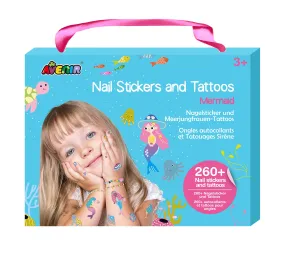 Avenir Nail Stickers And Tattoos Mermaid