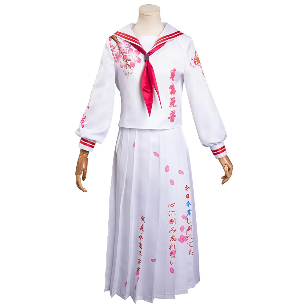 Bosozoku Cosplay Costume Japanese School Uniform Skirts Outfits Halloween Carnival Suit