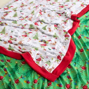 Dr. Seuss Who-ville & Merry Grinchmas Luxe Patoo Blanket