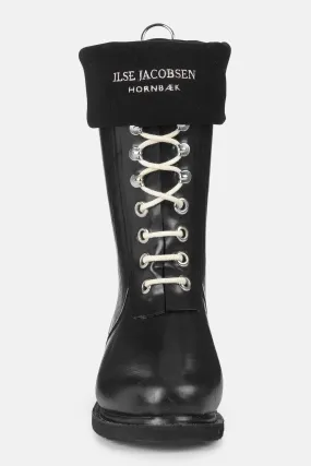 Fleece socks for RUB15 Medium Rainboots - Black Creme