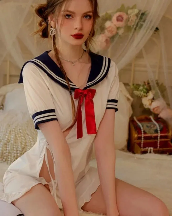 Flirty Nightdress Student School Uniform Costume