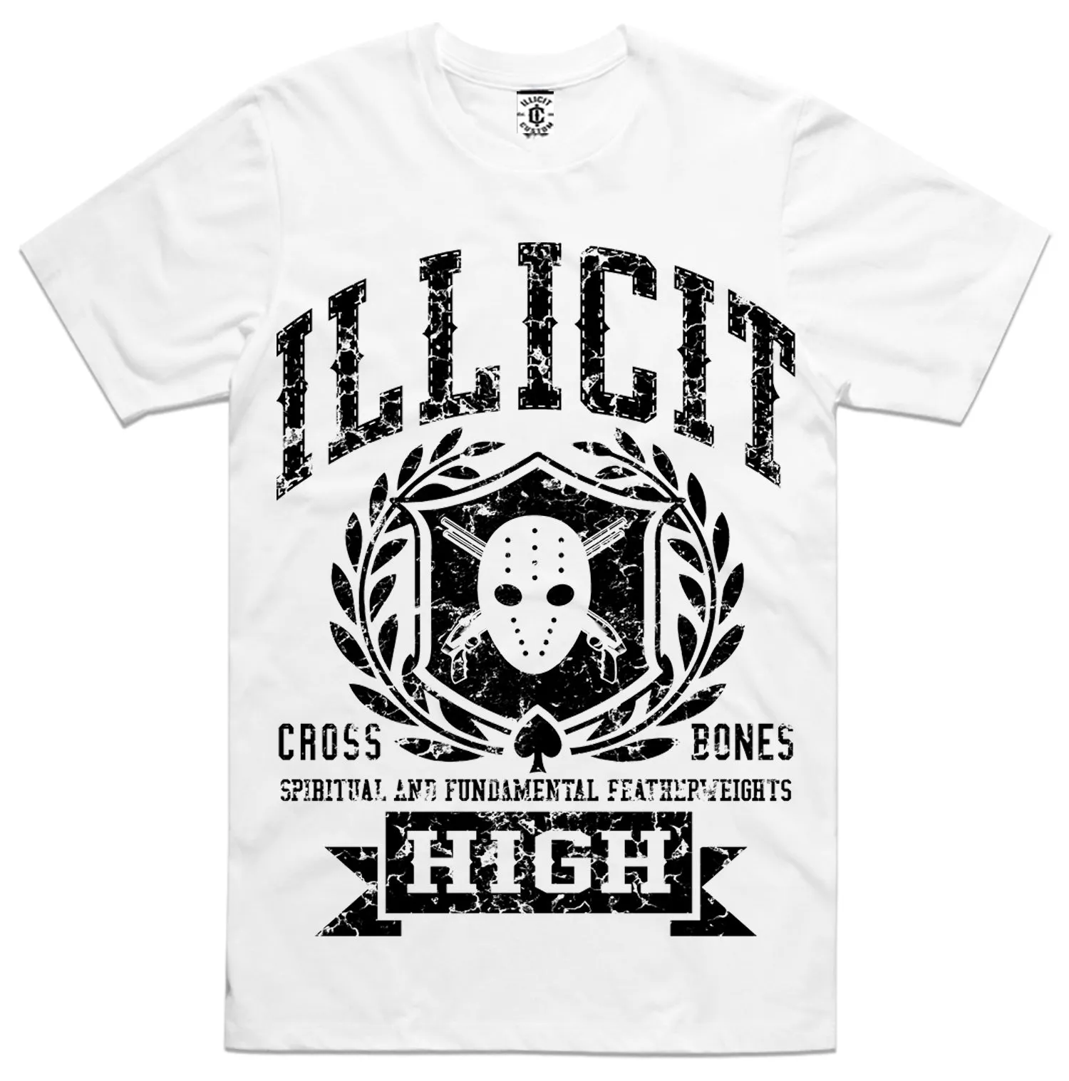 Hockey Puck High - White