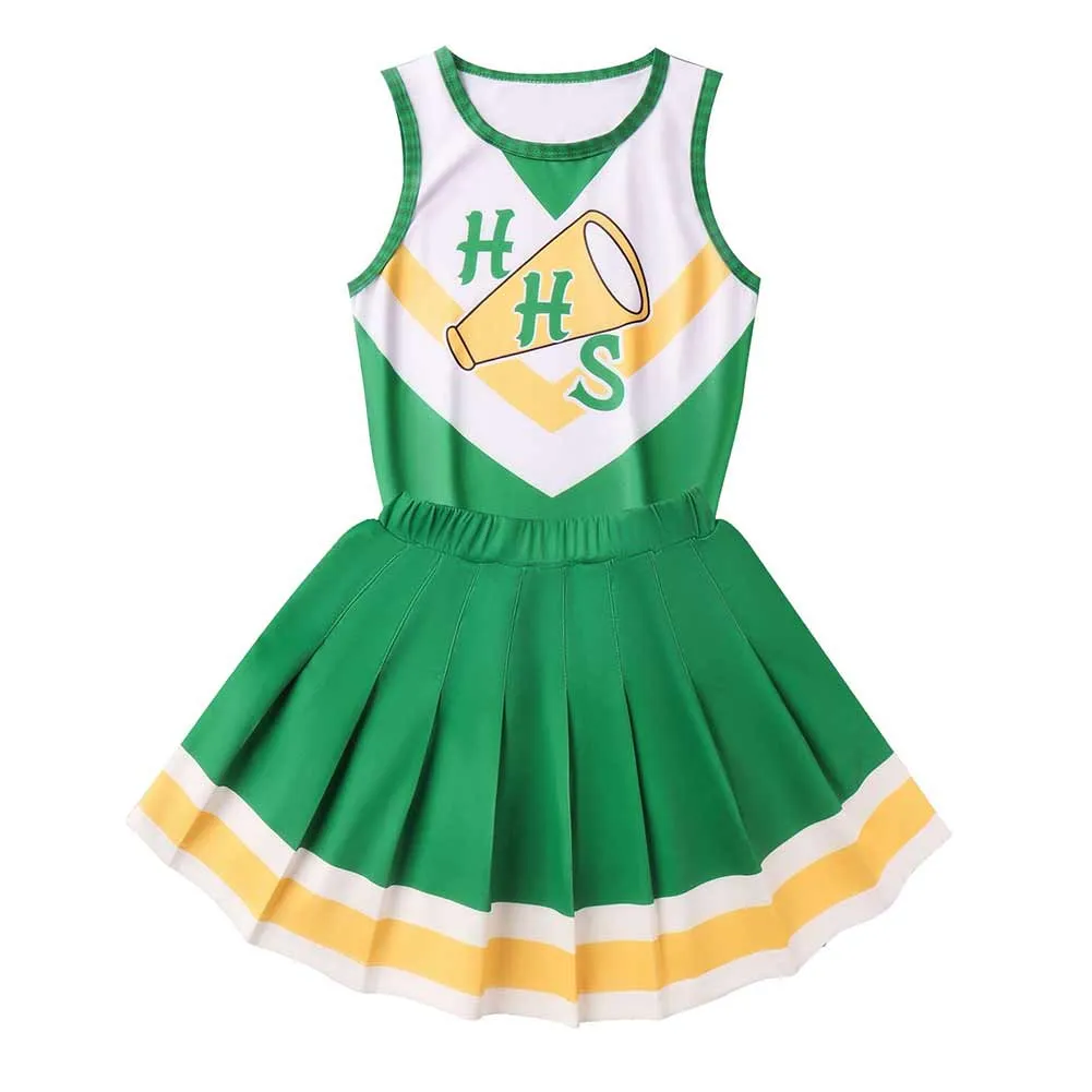 KIds Children Stranger Things Season 4 Hawkins High School Cheerleading Cosplay Costume Halloween Carnival Suit