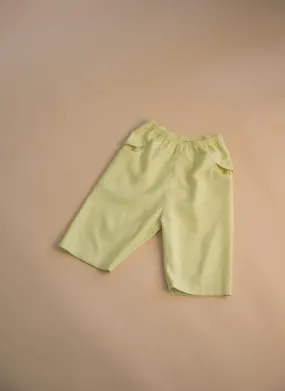 KIDS Ease Unisex Pocket Pant w/ Elastic - Lemon