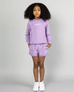 Kids Girl Summer Signature Fleece Shorts (Limited Edition Colors)