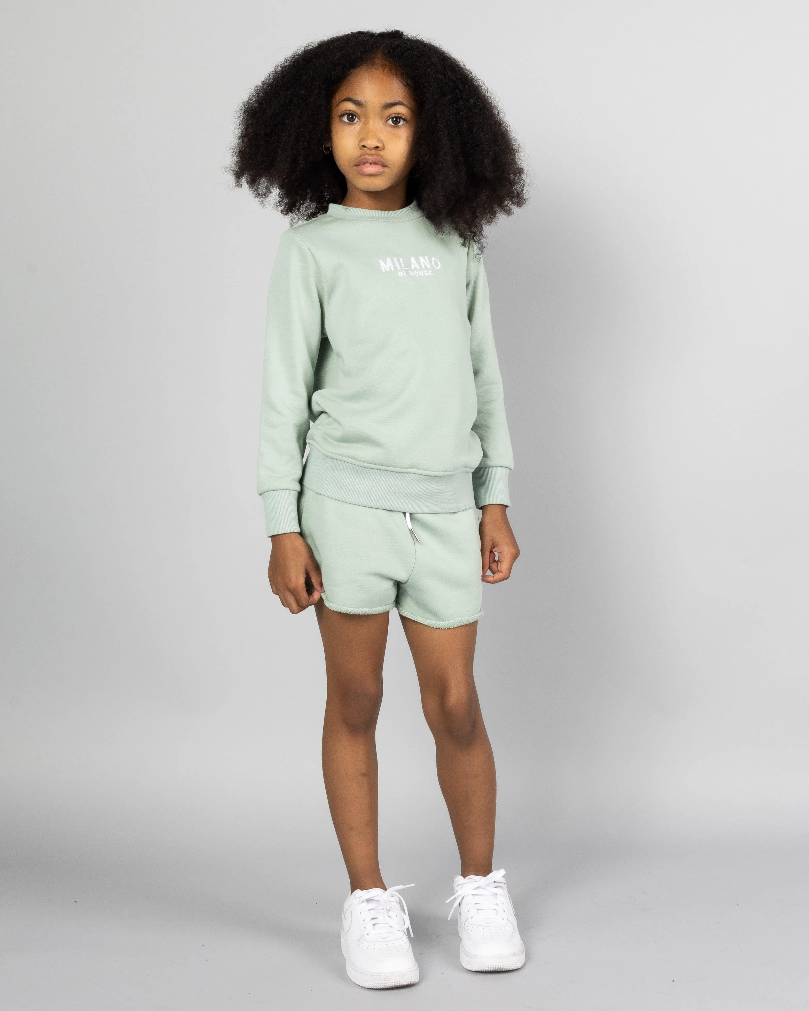 Kids Girl Summer Signature Fleece Shorts (Limited Edition Colors)