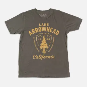 Lake Arrowhead California Unisex T-shirt - Made in USA: M / Unisex / Black