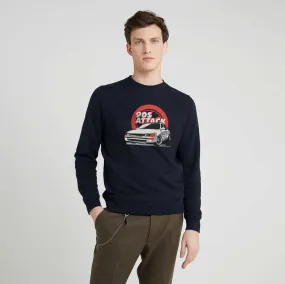 Men's PakWheels 2.0D Corolla Printed Fleece Sweat Shirt