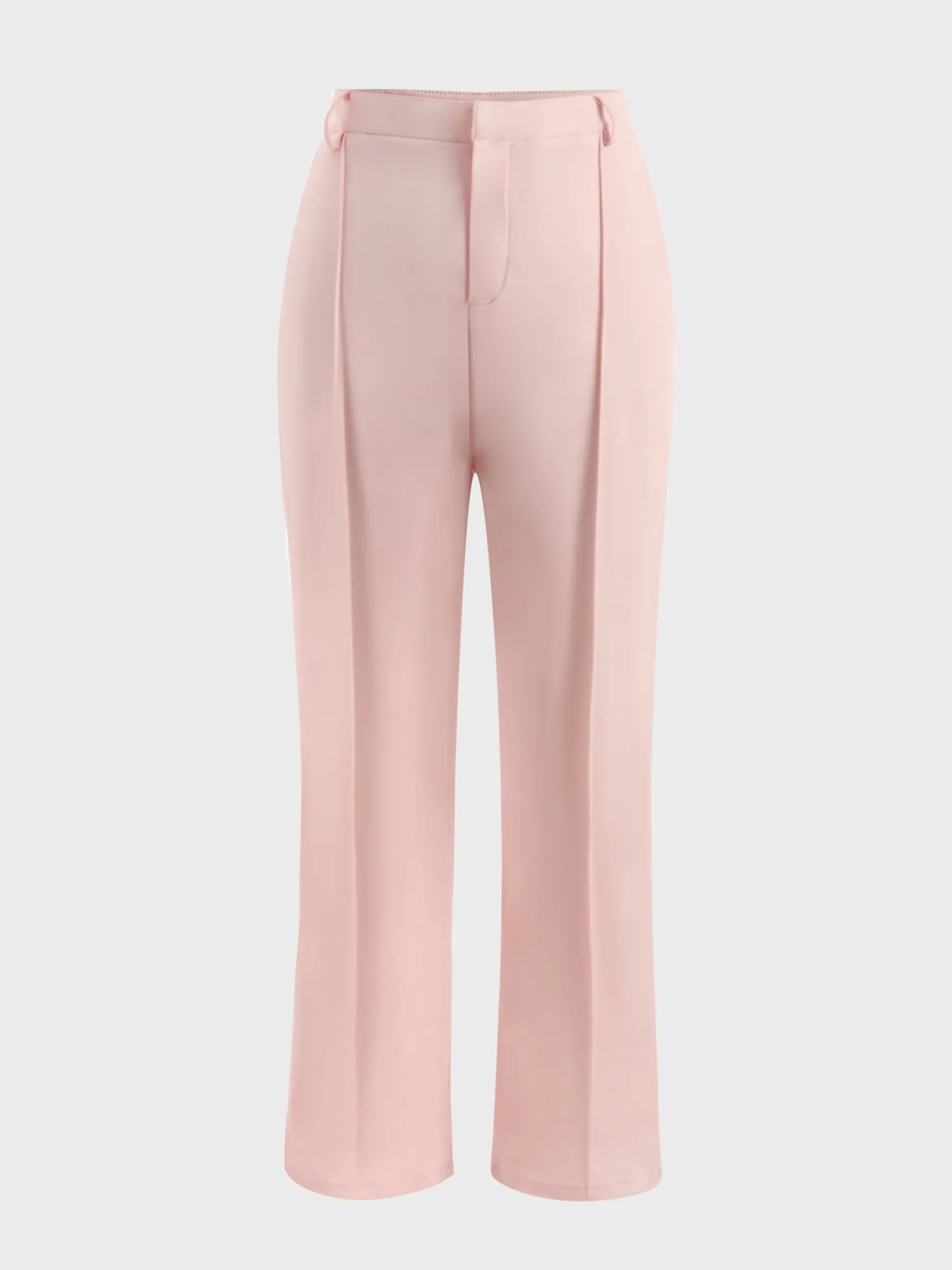 Midsize Modern Chic High-Waisted Dress Pants