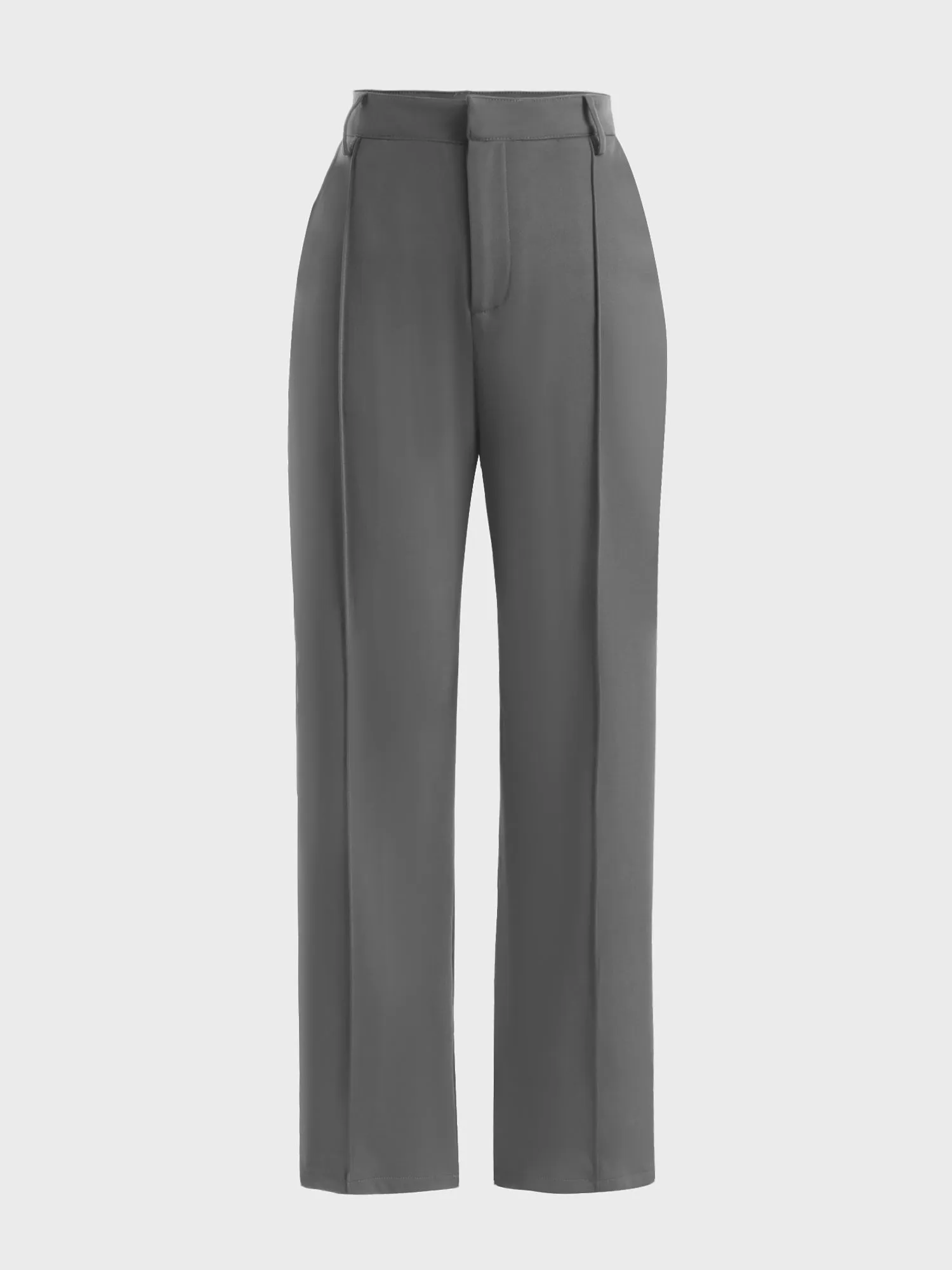 Midsize Modern Chic High-Waisted Dress Pants