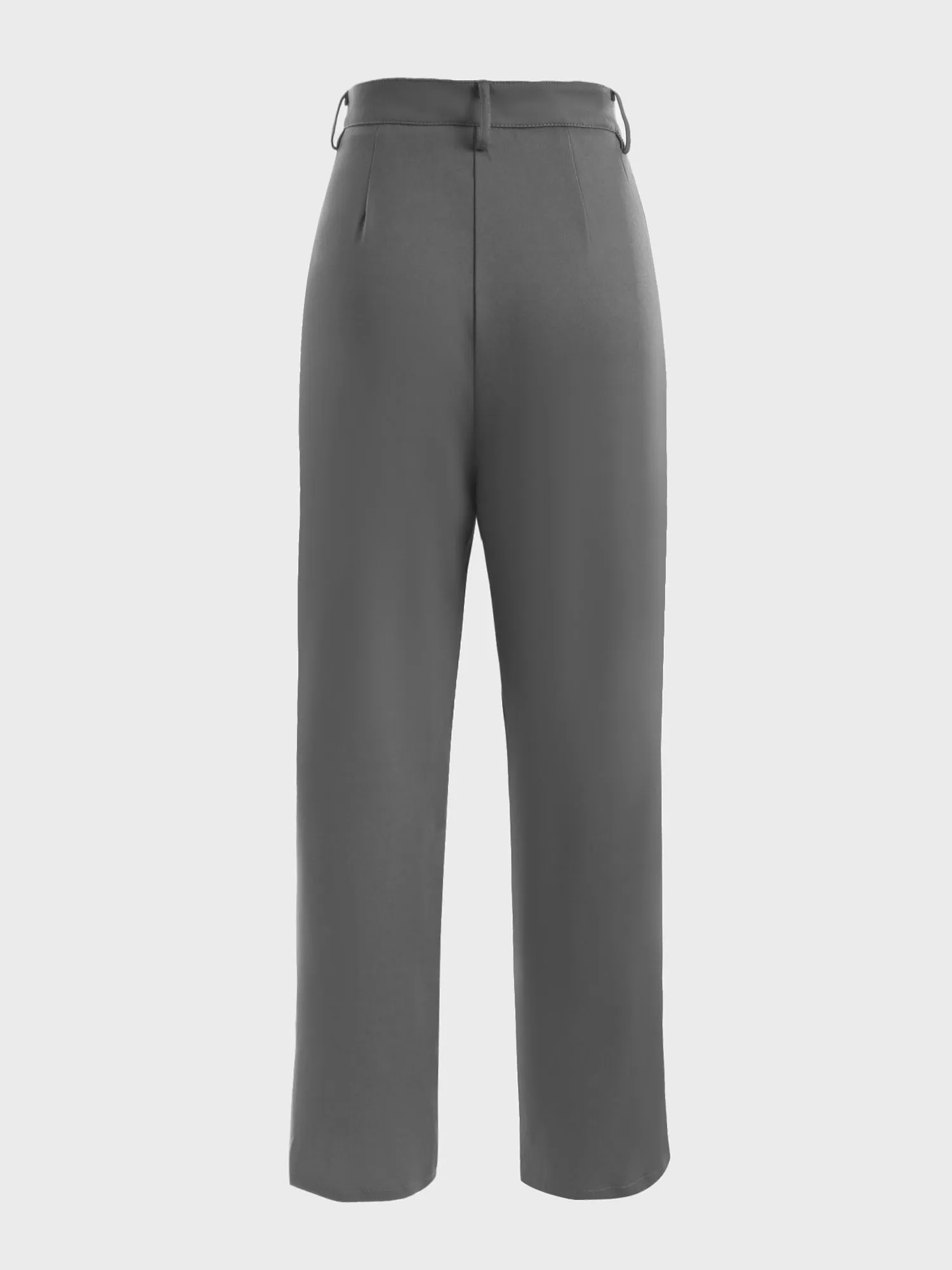 Midsize Modern Chic High-Waisted Dress Pants