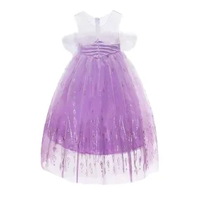 Off-shoulder Purple Party Costume Princess Tutu Dress