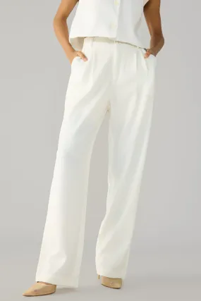 Off White Double Pleated Korean Pants