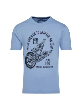 On Tour T-Shirt - Chambray