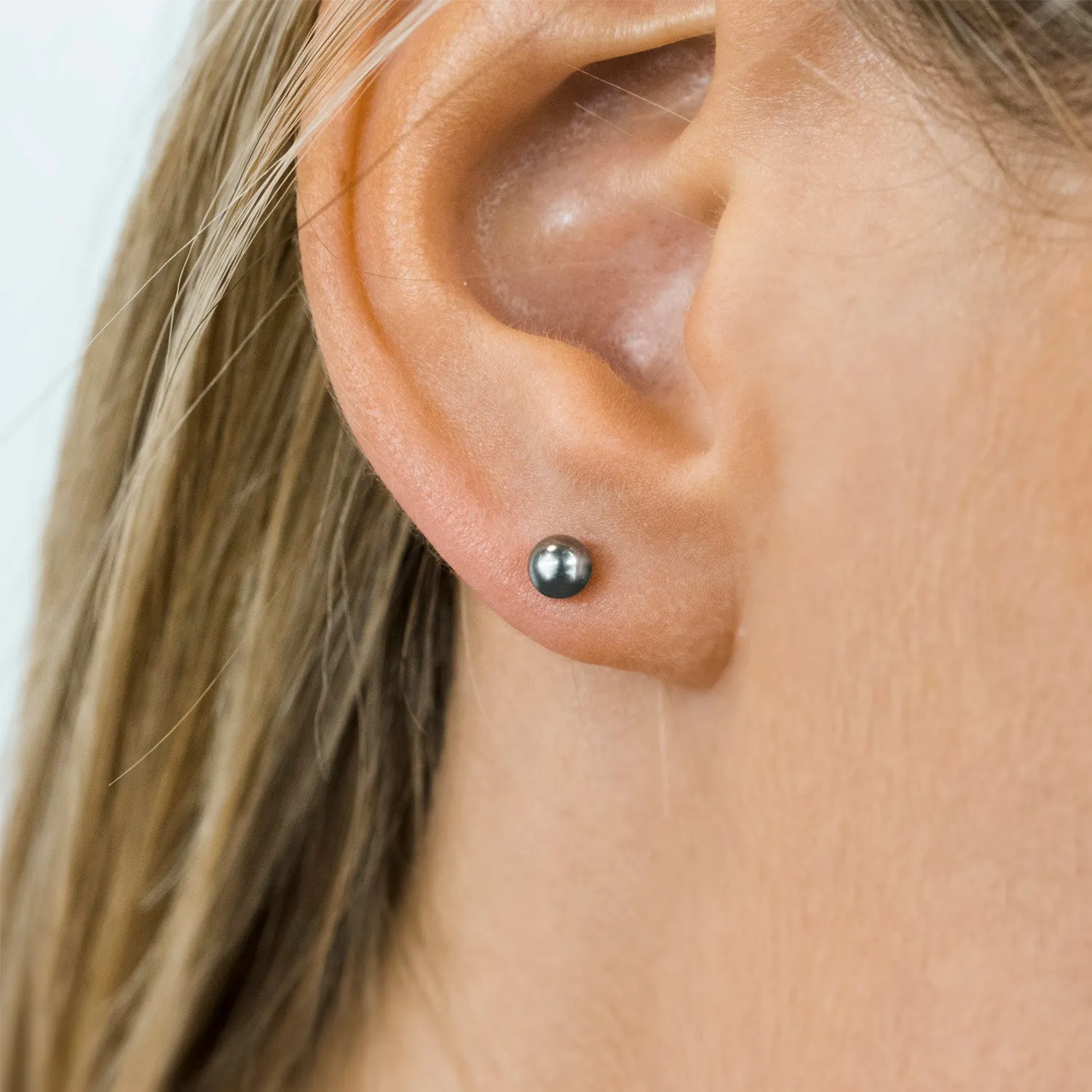 Small Ball Stud Earrings