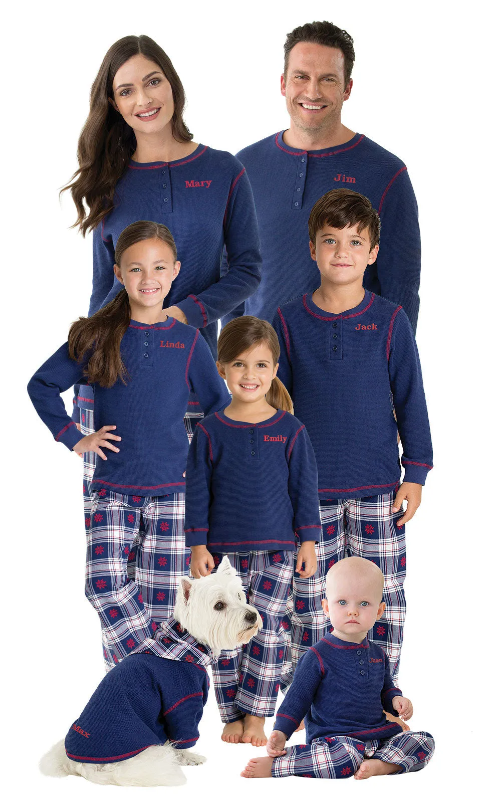 Snowfall Plaid Toddler Pajamas - Family Set