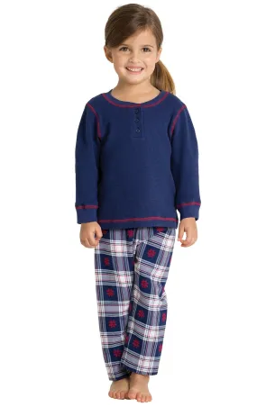 Snowfall Plaid Toddler Pajamas - Family Set