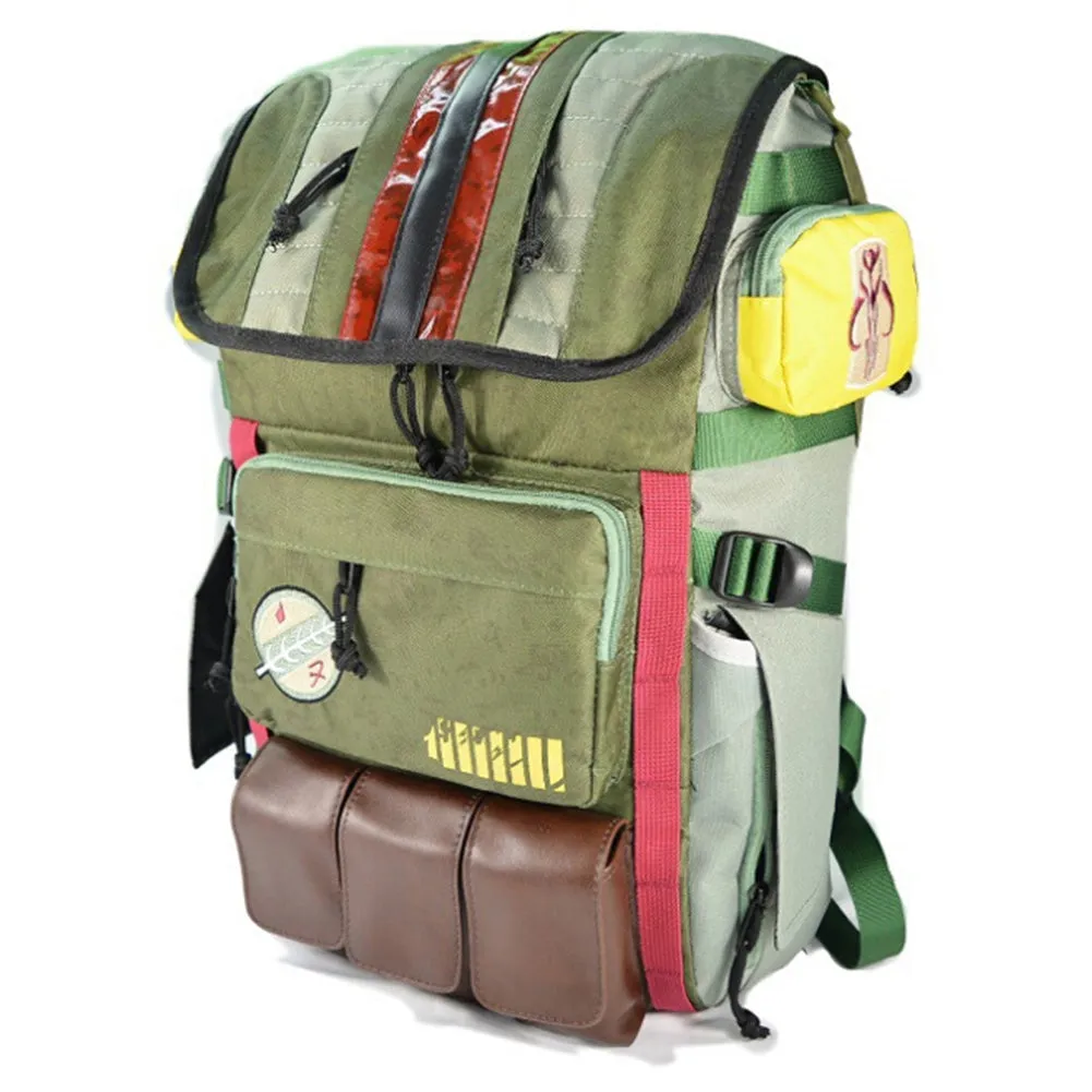 Star Wars Boba Fett Costume Backpack Laptop Bag School Bag Travel Outdoor Bag