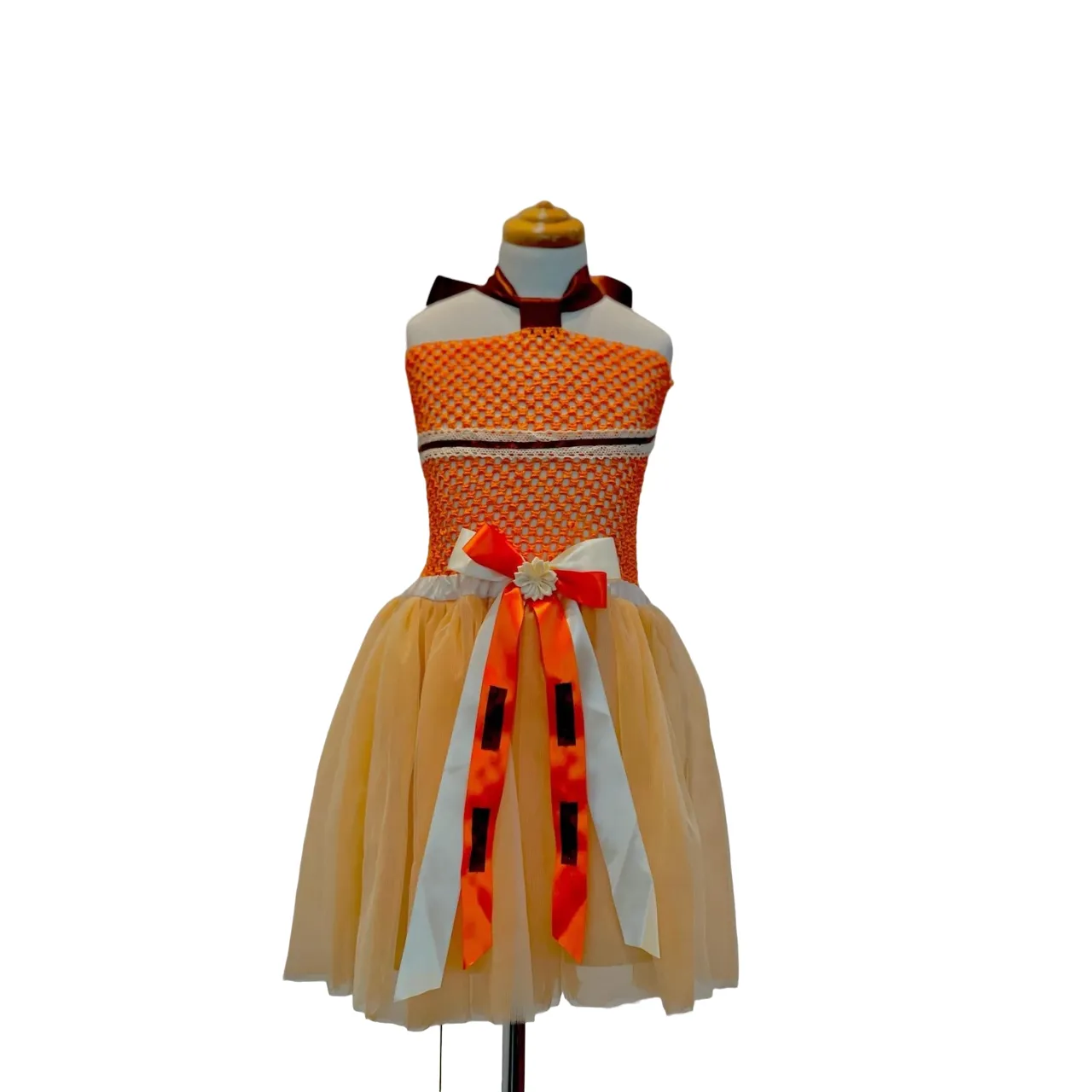 Summer Orange Costume Dress