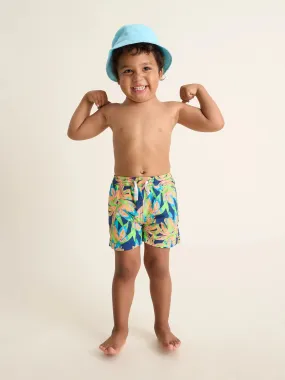 The Lil Ocean Flowers (Toddler Swim Trunk)