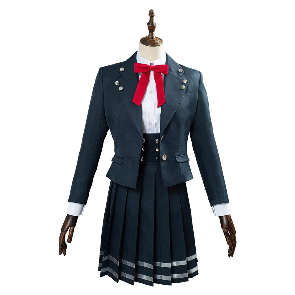 VeeGet VeeGet Anime Danganronpa V3 Shirogane Tsumugi School Uniform Skirts Outfit Halloween Carnival Cosplay Costume