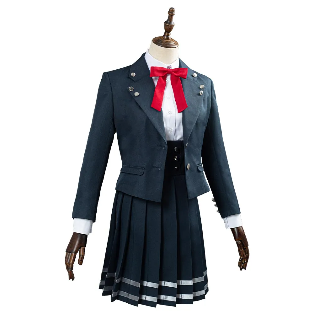 VeeGet VeeGet Anime Danganronpa V3 Shirogane Tsumugi School Uniform Skirts Outfit Halloween Carnival Cosplay Costume