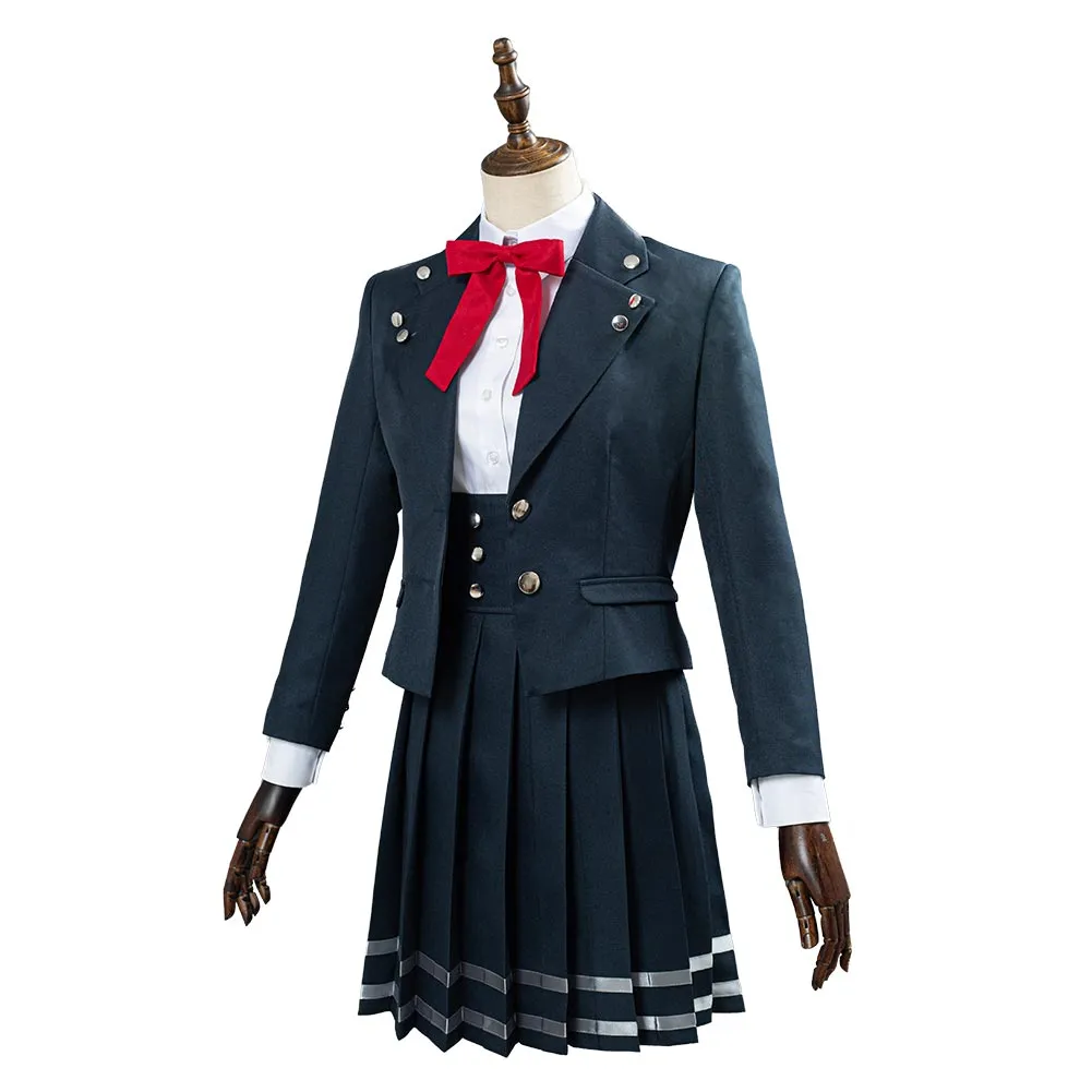 VeeGet VeeGet Anime Danganronpa V3 Shirogane Tsumugi School Uniform Skirts Outfit Halloween Carnival Cosplay Costume